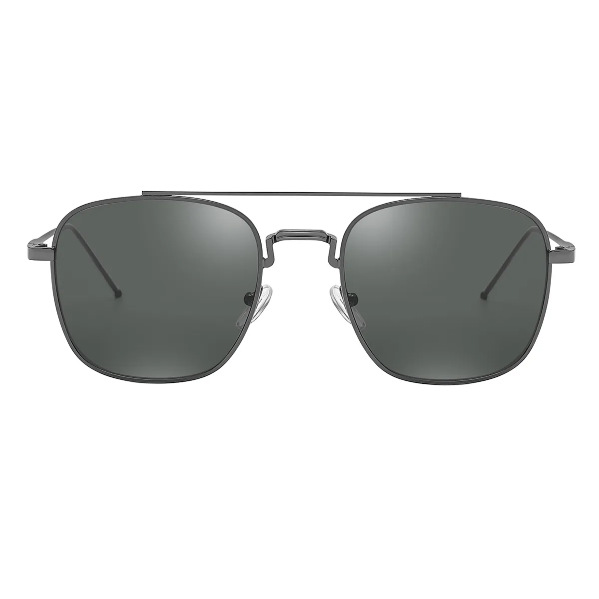 Fashion Square Silver  Sunglasses for Men