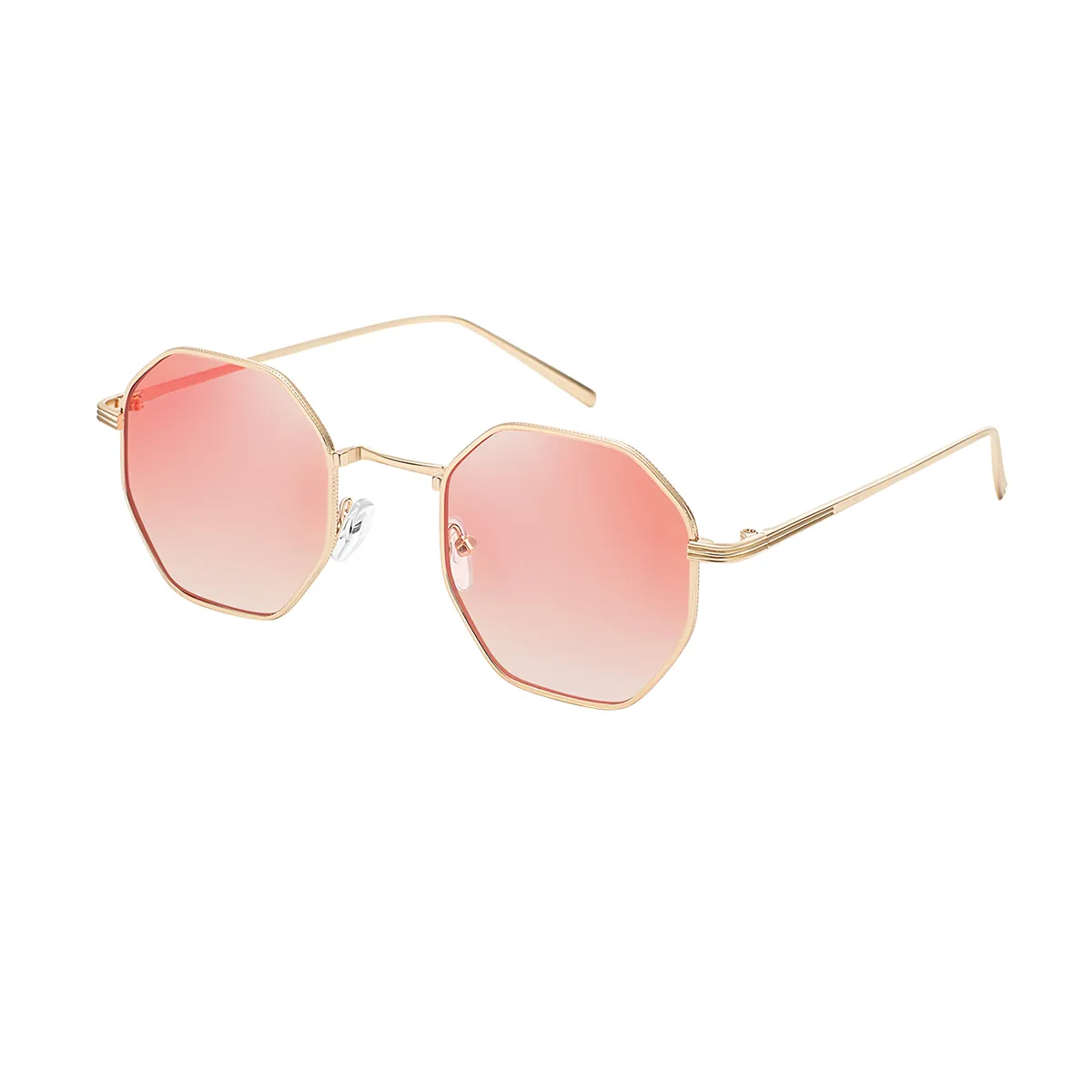 Shepard - Geometric Gold Sunglasses for Women
