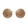 Pandora - Round Gold Sunglasses for Women