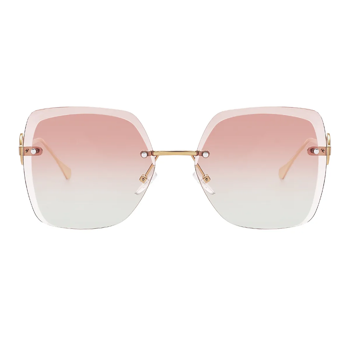 Fashion Geometric Pink  Sunglasses for Women