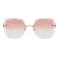 Jeanette - Geometric Pink Sunglasses for Women