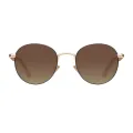 Harold - Round Black-Brown Sunglasses for Men